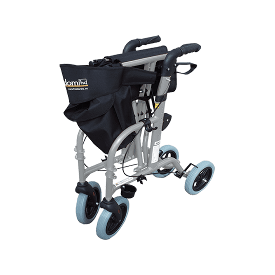 Freedom Hybrid Transroller Seat Walker/Wheelchair - Silver