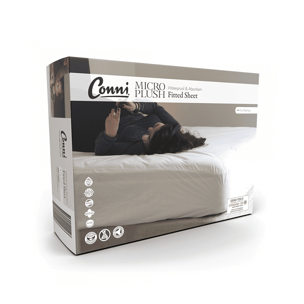 Conni Micro-Plush Waterproof Fitted Sheet
