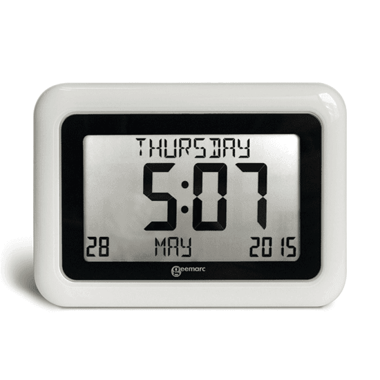 Dementia Care - Large Easy Read Alzheimers Dementia Memory Clock