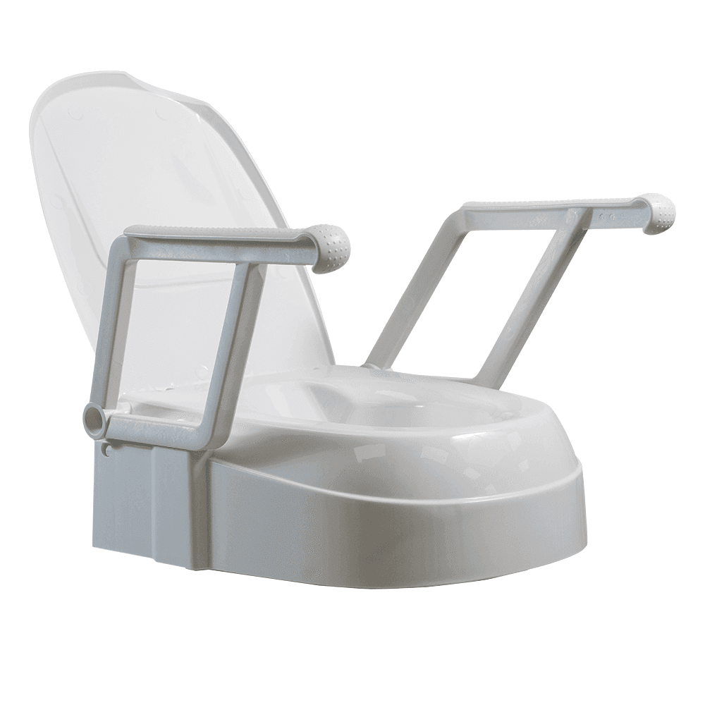Aspire Toilet Seat Raiser with Swing Back Arms
