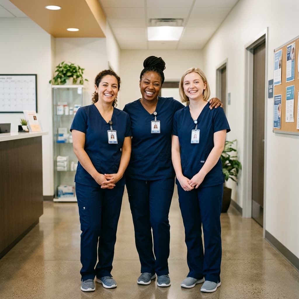 CareLinc care team smiling